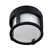 Светильник светодиодный садово-парковый накладной Arte Lamp Ulysses черный 110 мм 4500К 15 Вт IP65 (A6206PF-1BK)