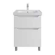 Комплект тумба с раковиной Sanstar Lanciano 60 см напольная белая (303.1-1.5.1.К)
