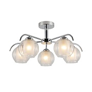 Люстра потолочная Schaffner Festa E27 200 Вт 18 кв.м (4365-5 CR)