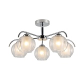 Люстра потолочная Schaffner Festa E27 200 Вт 18 кв.м (4365-5 CR) Люстра потолочная Schaffner Festa E27 200 Вт 18 кв.м (4365-5 CR)