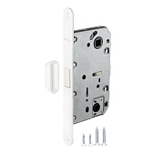 Замок врезной магнитный Fuaro M96WC-50 для межкомнатной двери под фиксатор белый Замок врезной магнитный Fuaro M96WC-50 для межкомнатной двери под фиксатор белый