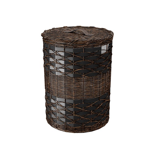 Корзина для белья WasserKraft Bever 360х280х480 мм 105,8 л коричневая (WB-240-M) Корзина для белья WasserKraft Bever 360х280х480 мм 105,8 л коричневая (WB-240-M)