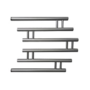 Полотенцесушитель водяной Indigo Zip 500х500 мм фокстрот с боковым подключением 500 мм графит Полотенцесушитель водяной Indigo Zip 500х500 мм фокстрот с боковым подключением 500 мм графит