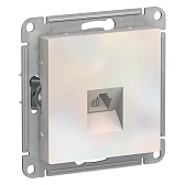 Розетка телефонная Systeme Electric AtlasDesign встраиваемая жемчуг RJ11 (ATN000481) Розетка телефонная Systeme Electric AtlasDesign встраиваемая жемчуг RJ11 (ATN000481)