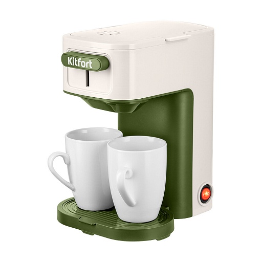 Кофеварка капельная Kitfort КТ-7618 зеленая