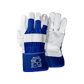 Перчатки спилковые Technogloves Нэви бело-синие 10 (XL) Перчатки спилковые Technogloves Нэви бело-синие 10 (XL)