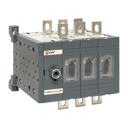 Выключатель-разъединитель EKF TwinBlock 3P 250А 400-690 В на монтажную плату (tb-s-250-3p-rev) Выключатель-разъединитель EKF TwinBlock 3P 250А 400-690 В на монтажную плату (tb-s-250-3p-rev)