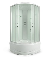 Душевая кабина ERLIT ER3509TP-C3-RUS 90х90х215см с высоким поддоном с крышей матовое стекло 4мм Душевая кабина ERLIT ER3509TP-C3-RUS 90х90х215см с высоким поддоном с крышей матовое стекло 4мм