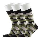 Носки мужские Hesler кардная пряжа 41-43 камуфляж (3 пары)