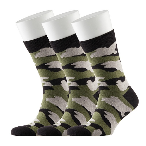 Носки мужские Hesler кардная пряжа 41-43 камуфляж (3 пары)
