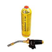 Горелка с газовым баллоном Turbojet TJ2000-GA Kit с пьезоподжигом и регулятором