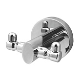 Крючок для ванной WasserKraft Rhein K-6200 двойной на шуруп металл хром (K-6223D) Крючок для ванной WasserKraft Rhein K-6200 двойной на шуруп металл хром (K-6223D)