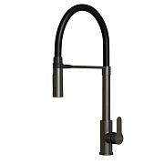 Смеситель для кухни Mixline MLSS-0402BL графит с высоким изливом однорычажный (556021) Смеситель для кухни Mixline MLSS-0402BL графит с высоким изливом однорычажный (556021)