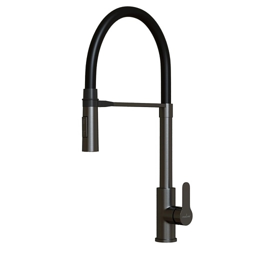 Смеситель для кухни Mixline MLSS-0402BL графит с высоким изливом однорычажный (556021) Смеситель для кухни Mixline MLSS-0402BL графит с высоким изливом однорычажный (556021)