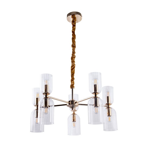 Люстра подвесная Arte Lamp Charm E14 400 Вт 21 кв.м (A1623LM-10GO)
