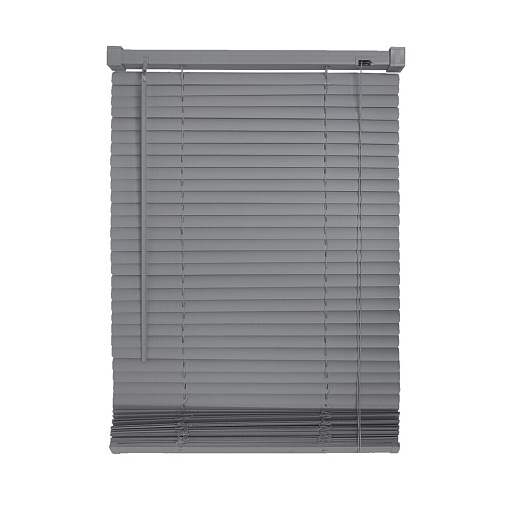 Жалюзи горизонтальные пластиковые 50х160 см серые