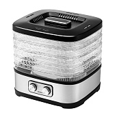 Сушилка для овощей и фруктов Kitfort КТ-1940 черно-серебристая Сушилка для овощей и фруктов Kitfort КТ-1940 черно-серебристая