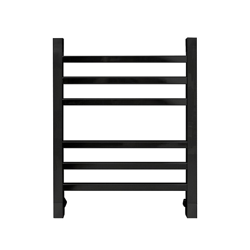 Полотенцесушитель водяной Indigo Aletto 600х500 мм лесенка черный муар