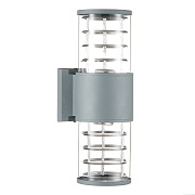 Светильник садово-парковый настенный Feron Техно серый E27 60 Вт IP54 (06299)