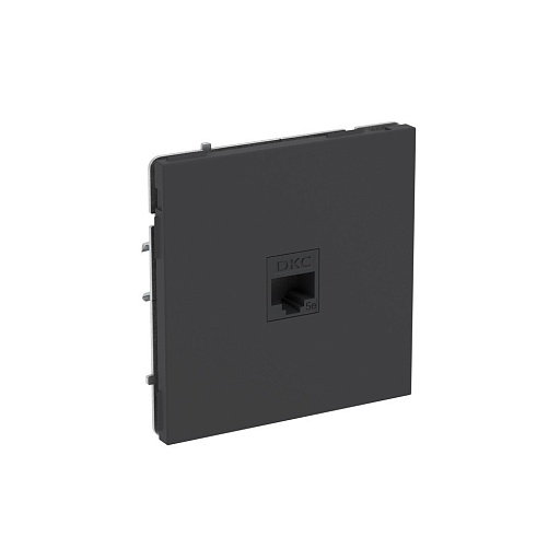 Розетка компьютерная DKC Kant встраиваемая черный уголь RJ45 (7012663DIY) Розетка компьютерная DKC Kant встраиваемая черный уголь RJ45 (7012663DIY)
