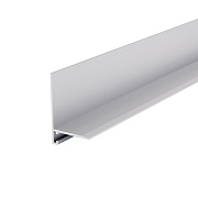 Плинтус алюминиевый напольный серебро 5,9х16х2700 мм L-образный Плинтус алюминиевый напольный серебро 5,9х16х2700 мм L-образный