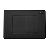 Клавиша смыва для инсталляций Abber черная (AC0120MB)