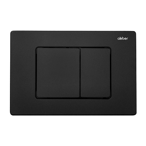 Клавиша смыва для инсталляций Abber черная (AC0120MB)