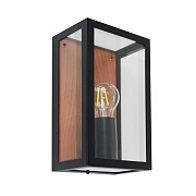 Светильник садово-парковый настенный Arte Lamp Belfast черный E27 60 Вт IP44 (A4569AL-1BR)