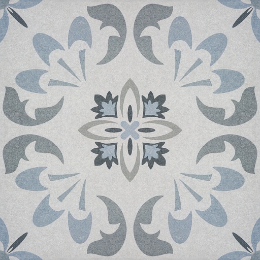 Керамогранит ProGres Majolica серый светлый декор 450х450х8 мм (6 шт.=1,215 кв.м)