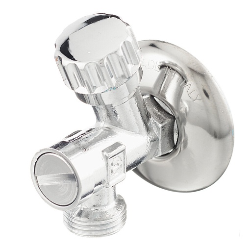Вентиль Valtec 1/2 НР(ш) х 1/2 НР(ш) для подключения с/т приборов угловой с фильтром (VT.282.GBC.0404)