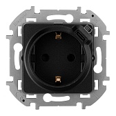 Розетка Legrand Inspiria 673773 скрытая установка антрацит с заземлением розетка и модуль USB Розетка Legrand Inspiria 673773 скрытая установка антрацит с заземлением розетка и модуль USB