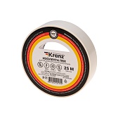 Изолента Kranz ПВХ белая 19 мм 25 м Изолента Kranz ПВХ белая 19 мм 25 м