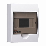 Щит распределительный навесной Dekraft пластиковый IP41 200х148х96 мм 6 модулей непрозрачная дверь