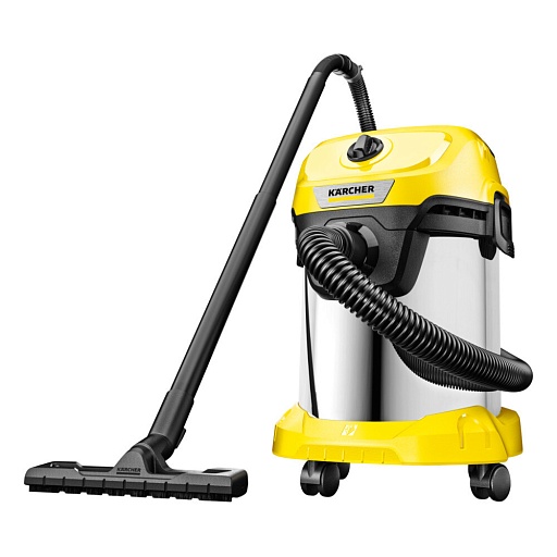 Строительный пылесос Karcher WD 3 S V-17/4/20 1000 Вт 17 л (1.628-135.0)