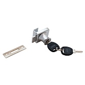 Замок мебельный Trodos 804 38 мм для стекла (хром) 2 ключа