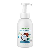 Мыло-пенка Synergetic для рук и тела ванильный кокос 500 мл Мыло-пенка Synergetic для рук и тела ванильный кокос 500 мл