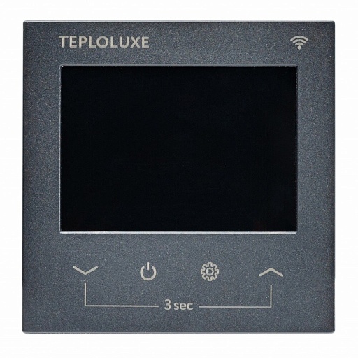 Терморегулятор электронный для теплого пола Теплолюкс Pontus Space Wi Fi черный с поддержкой Wi-Fi Терморегулятор электронный для теплого пола Теплолюкс Pontus Space Wi Fi черный с поддержкой Wi-Fi