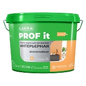 Краска влагостойкая Лакра Prof IT база A белая 14 кг