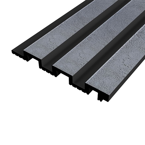 Панель декоративная из экополимера 3D 130х3000х15 мм Солид 4 UHD 01-130L микроцемент 0,39 кв.м