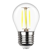 Лампа светодиодная филаментная Rev E27 4000К 5 Вт 545 Лм 180-230 В шар прозрачная