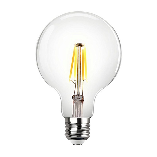 Лампа светодиодная филаментная REV E27 2700К 5 Вт 515 Лм 220 В шар G95 прозрачная
