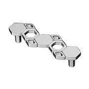 Ручка-скоба мебельная Kerron Metallic 119 мм металлическая хром (S-2370-96) Ручка-скоба мебельная Kerron Metallic 119 мм металлическая хром (S-2370-96)