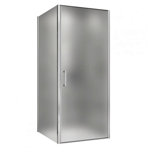 Душевой уголок Abber Sonnenstrand хром 100х75х195 см прямоугольник стекло матовое 6 мм (AG04100M-S75M)