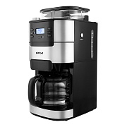 Кофеварка капельная Kitfort КТ-720 черная/серебро