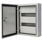 Щит распределительный навесной Dekraft ЩРН-24 металлический IP54 400х300х120 мм 24 модуля с замком