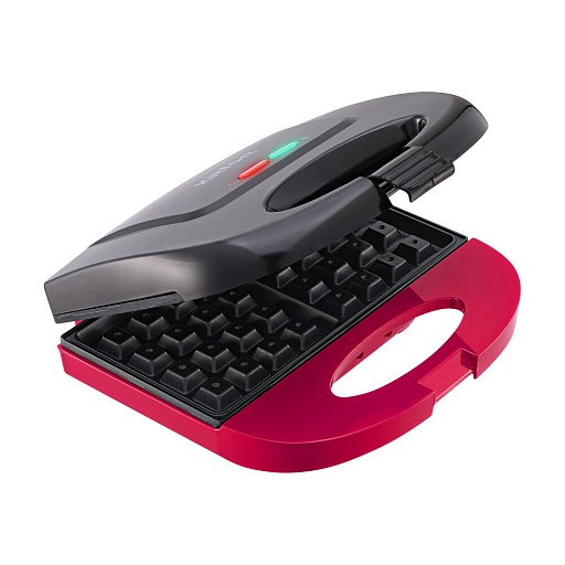 Вафельница Kitfort КТ-3659 черная/розовая