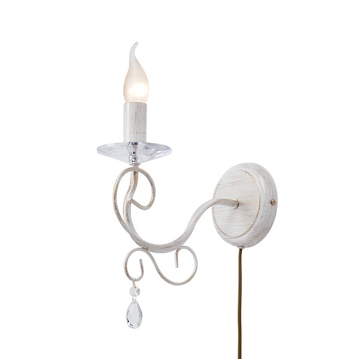 Бра Vitaluce E14 60 Вт 220 В белое/золото IP20 (V1301/1A) Бра Vitaluce E14 60 Вт 220 В белое/золото IP20 (V1301/1A)