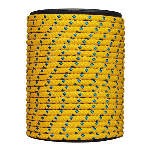 Канат плетеный полипропиленовый 8 прядей d18 мм 100 м МДС повышенной плотности