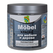 Краска интерьерная Радуга для мебели база А белая 0,45 л