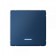 Выключатель Systeme Electric ArtGallery одноклавишный встраиваемый аквамарин с подсветкой (SE GAL001113)